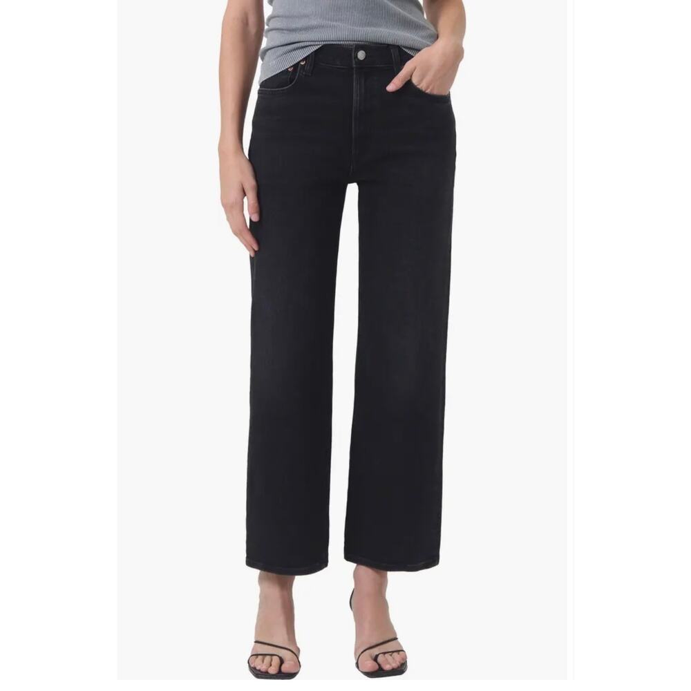 Agolde HARPER CROP JEANIN HUSH/black size 23